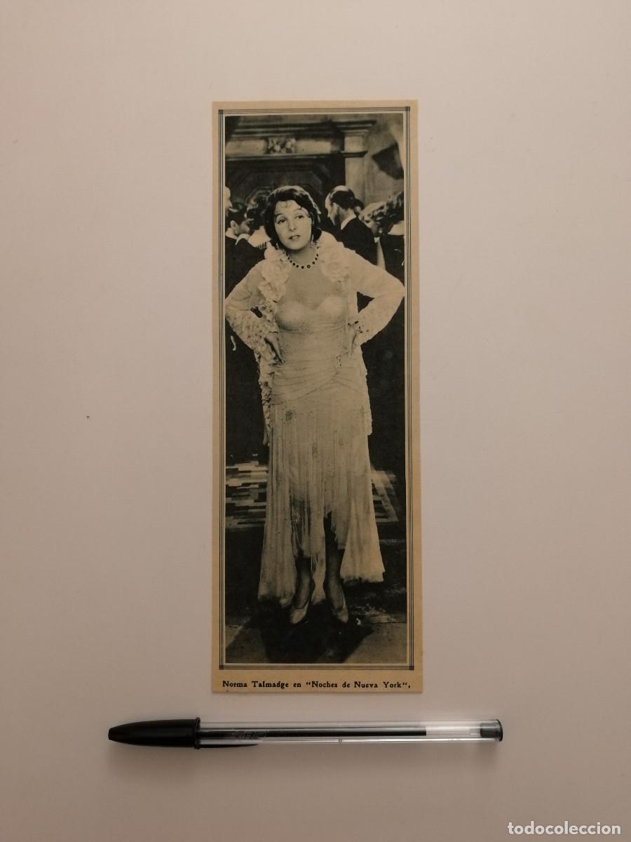 Cine: ANTIGUO ANUNCIO ACARTONADO - Norma Talmadge