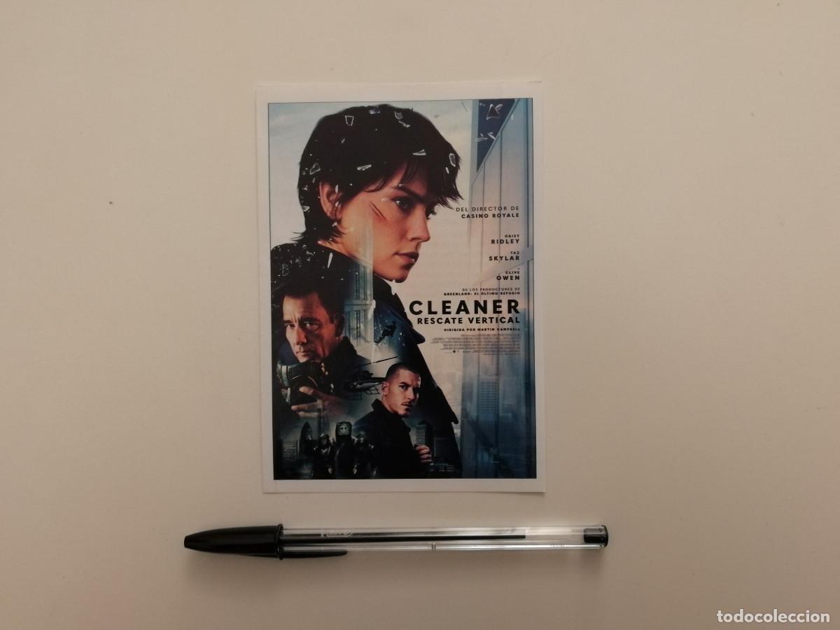 Cine: FICHA COLECCIONABLE -10*15- CLEANER RESCATE VERTICAL - Daisy Ridley