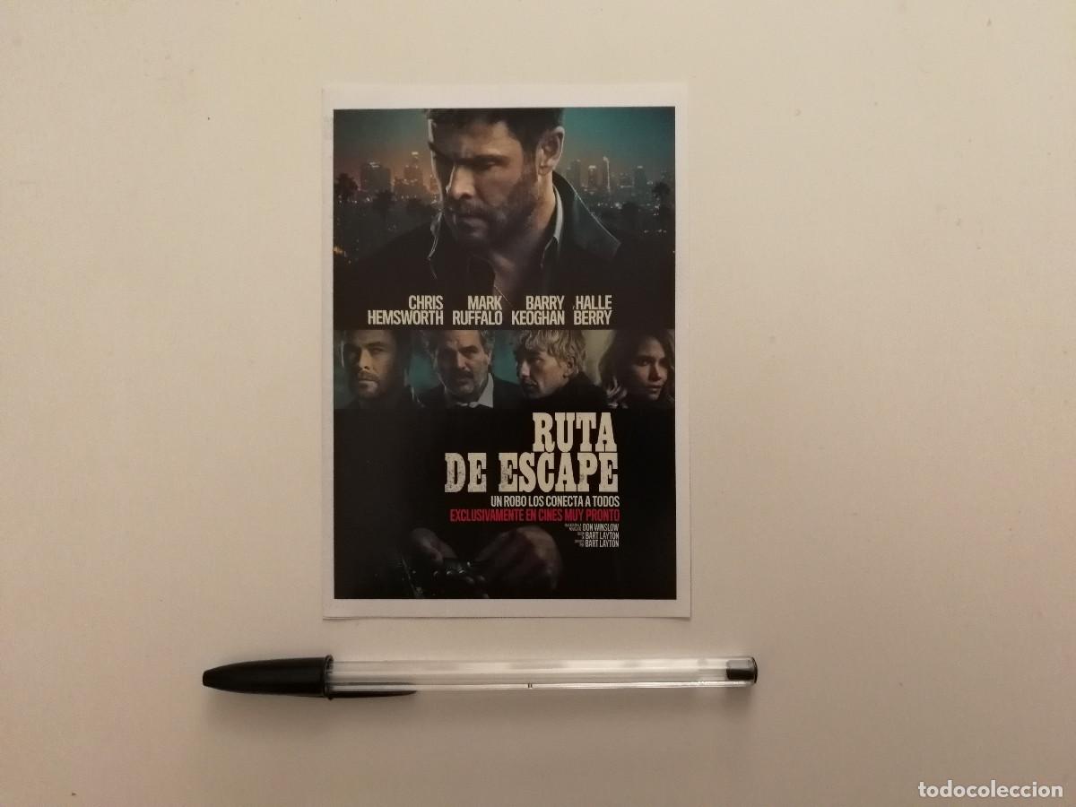 Cine: FICHA COLECCIONABLE -10*15- RUTA DE ESCAPE - HALLE BERRY - Chris Hemsworth, Mark Ruffalo