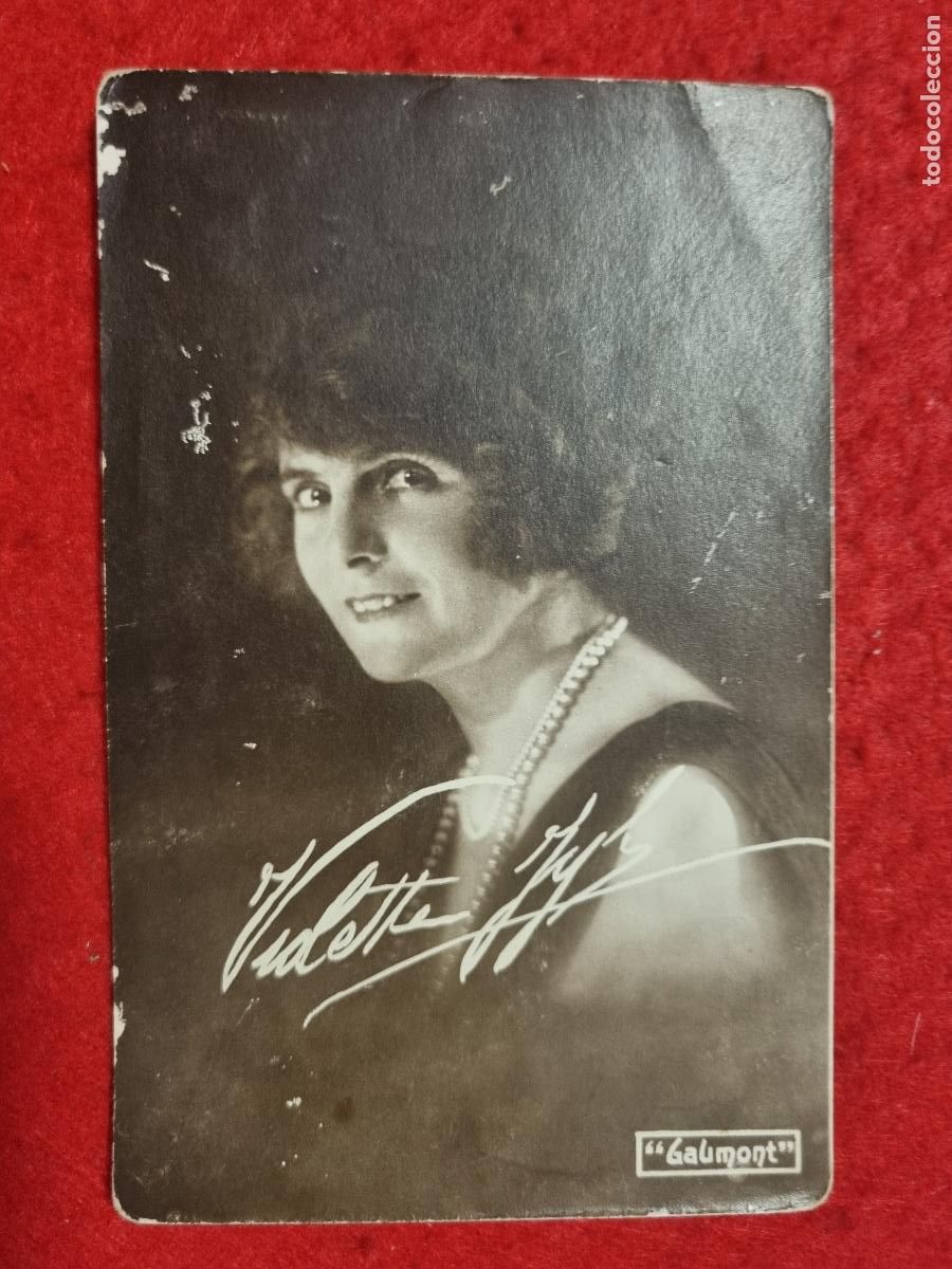 Cine: POSTAL ACTRIZ CINE VIOLETTE JYLS ANTIGUA ORIGINAL P2312