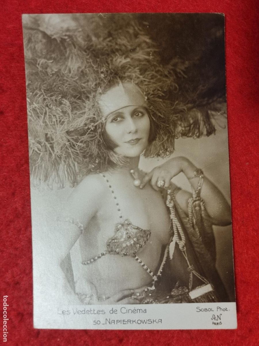 Cine: POSTAL ACTRIZ VEDET CUPLETISTA NAPIERKOWKA ANTIGUA ORIGINAL P2315