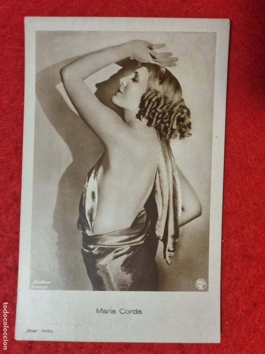 Cine: POSTAL ACTRIZ VEDET MARIA CORDA ANTIGUA ORIGINAL P2316