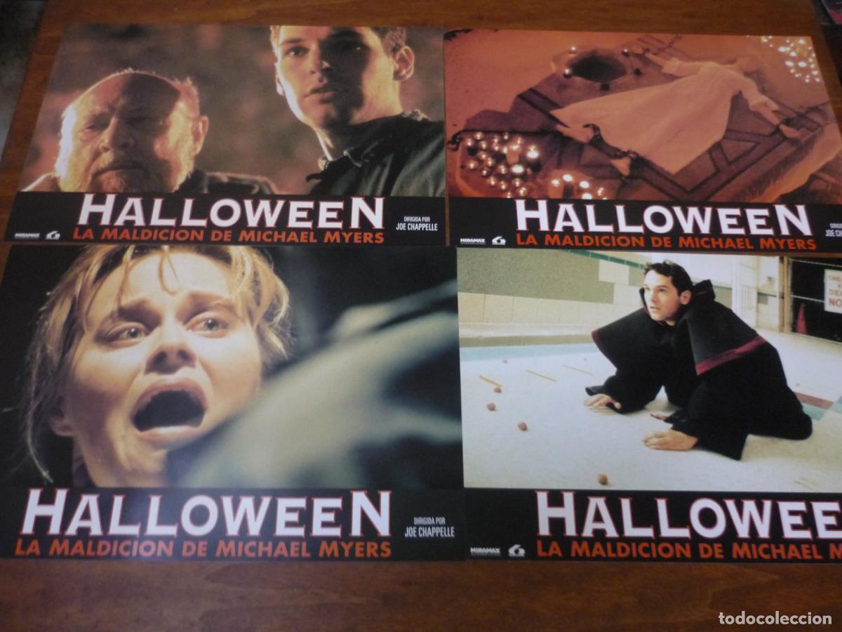 Cine: halloween la maldicion de michael myers - 12 fotocromos originales + guia publicitaria - Halloween 6