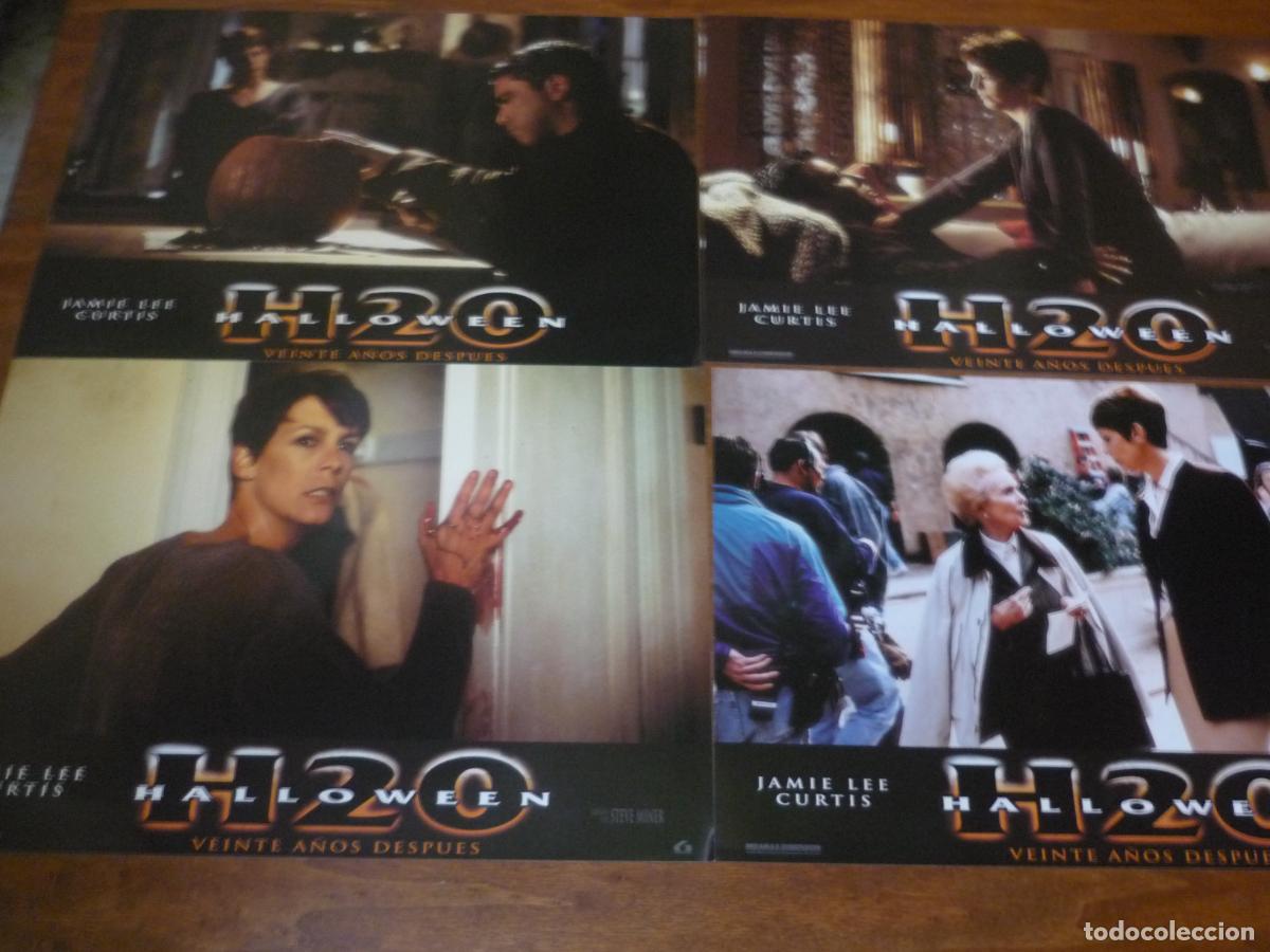 Cine: halloween h2O - 12 fotocromos originales + guia publicitaria - Halloween H20: 20 Years Later