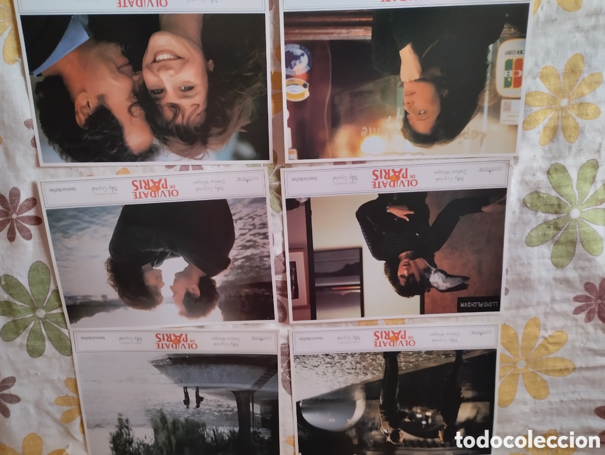 Cine: 12 FOTOCROMOS - OLVIDATE DE PARIS - SET COMPLETO