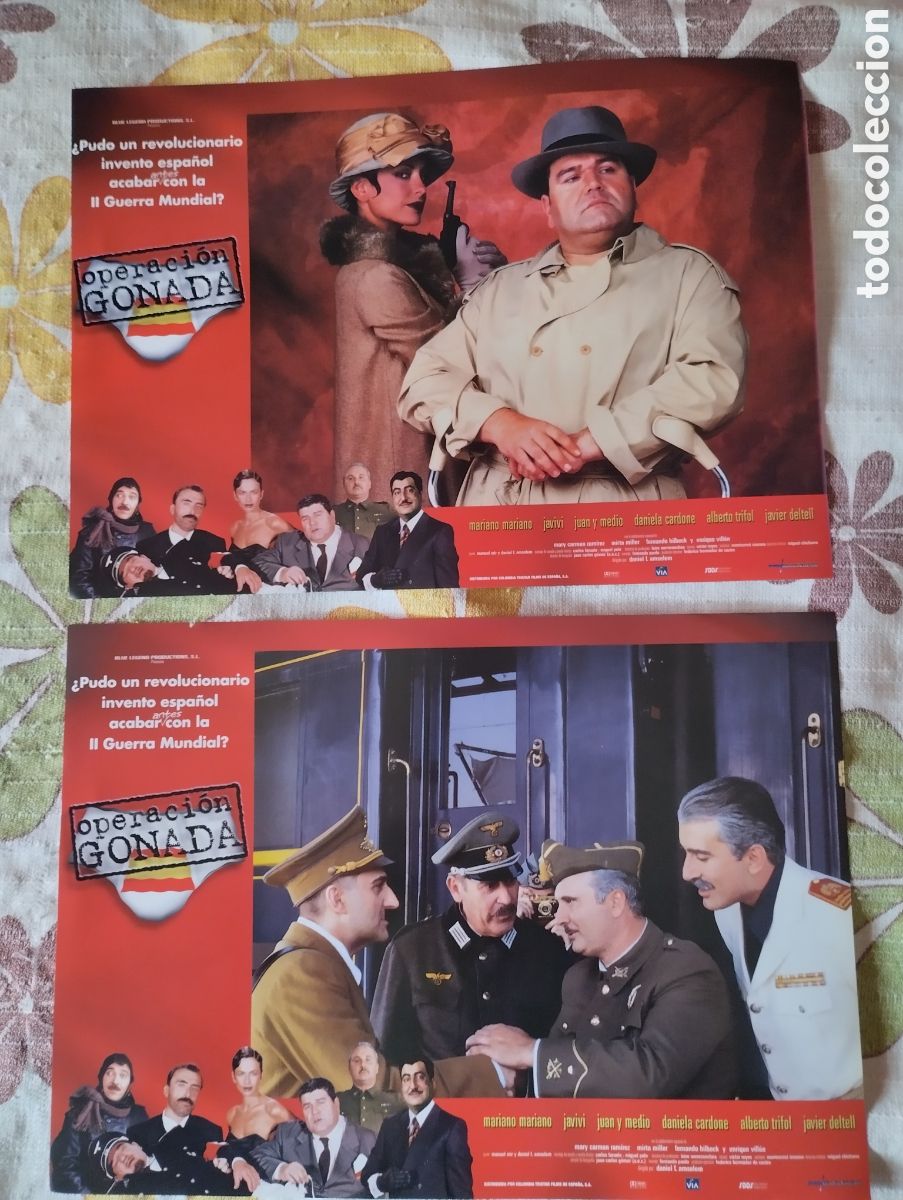 Cine: 8 FOTOCROMOS - OPERACI&Oacute;N GONADA - SET COMPLETO