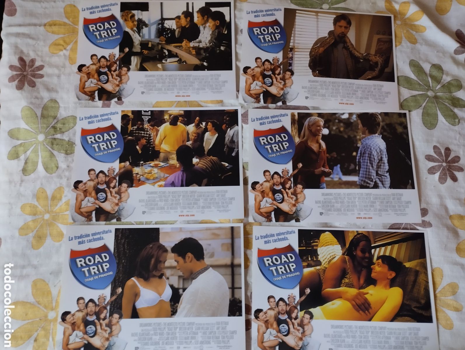 Cine: 12 FOTOCROMOS - ROAD TRIP - SET COMPLETO