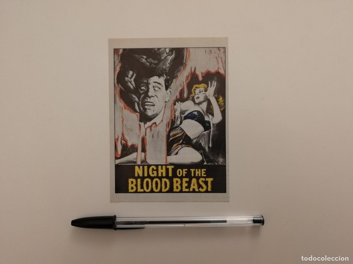 Cine: TARJETA ACARTONADA -9*13- Night of the Blood Beast -TERROR- La bestia infernal -Bernard L. Kowalski