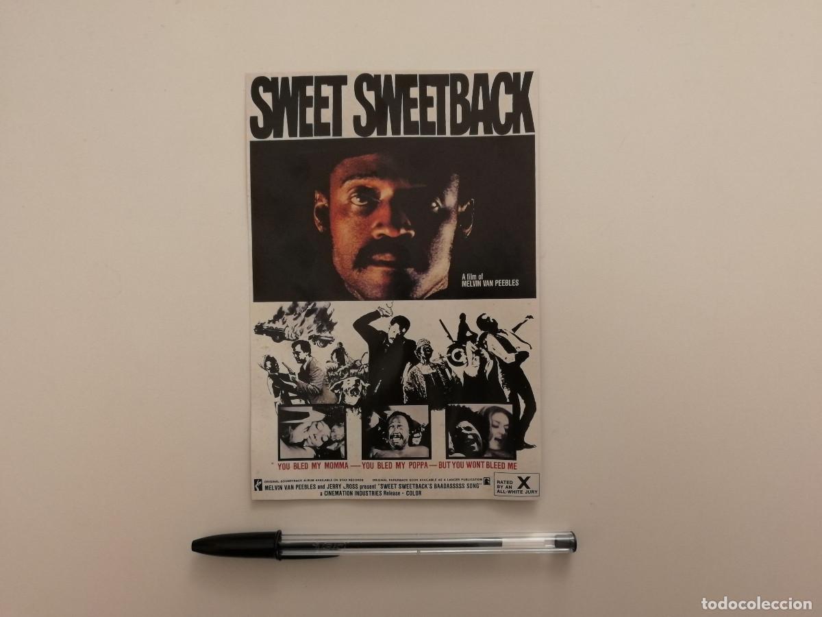 Cine: TARJETA ACARTONADA - Sweet Sweetback's Baadasssss Song - Blaxploitation - Melvin Van Peebles