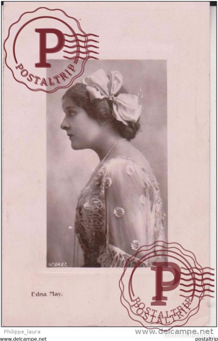 Cinema: Miss EDNA MAY - Davidson Bross REAL PHOTOGRAPHIC SERIES LONDON & NEW YORK