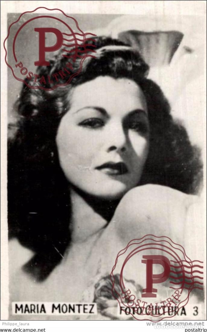 Cinema: MARIA MONTEZ FOTO CULTURA 9X6 cm.
