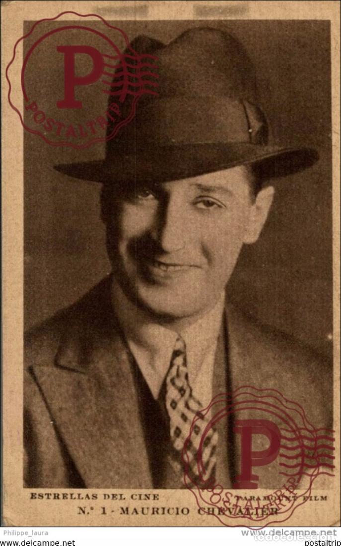Cinema: MAURICIO CHEVALIER. N&ordm; 1 ESTRELLAS DEL CINE. PARAMOUNT FILM. - EDIT GRAFICA BARCELONA