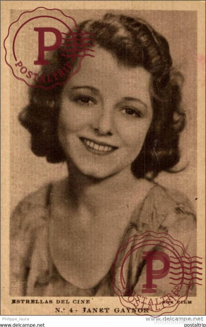 Cinema: JANET GAYNOR. N&ordm; 4 ESTRELLAS DEL CINE. FOX FILM. - EDIT GRAFICA BARCELONA