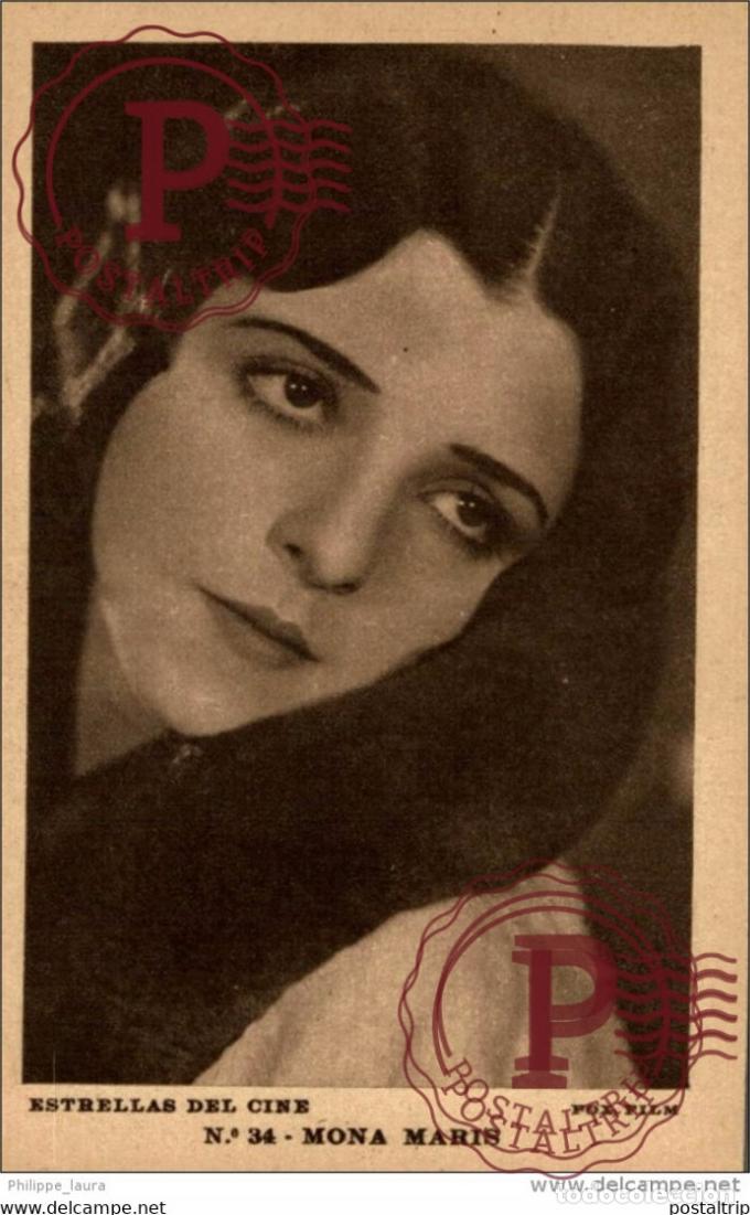 Kino: MONA MARIS. N&ordm; 34 ESTRELLAS DEL CINE. FOX FILM- EDIT GRAFICA BARCELONA