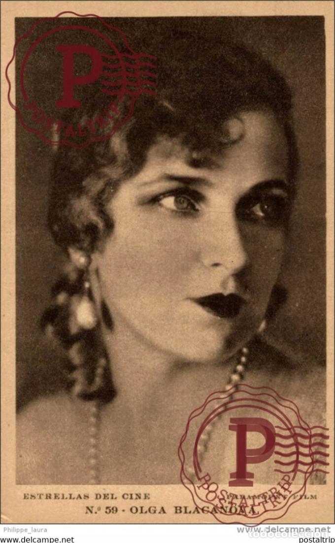 Kino: OLGA BLACANOVA. N&ordm; 59 ESTRELLAS DEL CINE. PARAMOUNT FILM. - EDIT GRAFICA BARCELONA