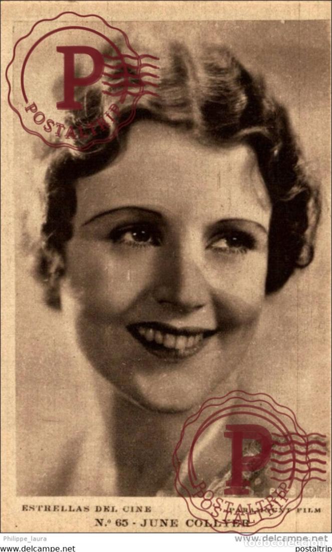 Kino: JUNE COLLYER. N&ordm; 65 ESTRELLAS DEL CINE. PARAMOUNT FILM. - EDIT GRAFICA BARCELONA