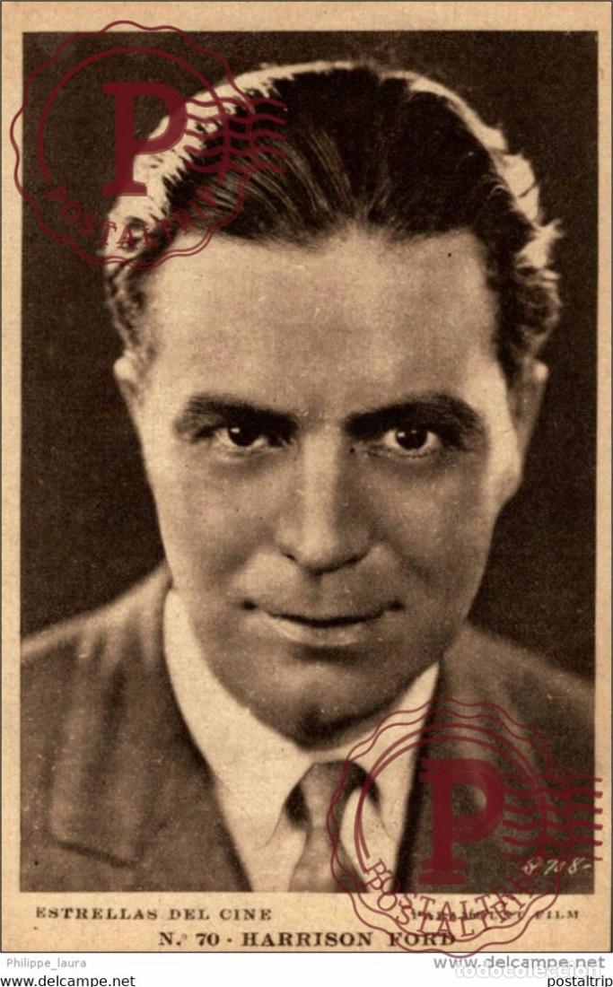 Kino: HARRISON FORD. N&ordm; 70 ESTRELLAS DEL CINE. PARAMOUNT FILM. - EDIT GRAFICA BARCELONA