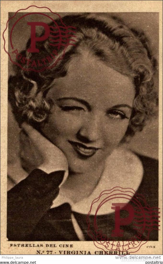 Kino: VIRGINA CHERRILL. N&ordm; 77 ESTRELLAS DEL CINE. FOX. - EDIT GRAFICA BARCELONA