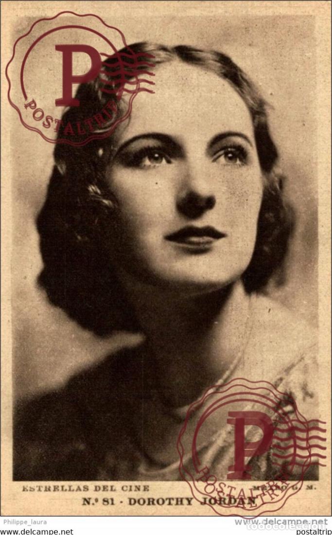 Kino: DOROTHY JORDAN. N&ordm; 81 ESTRELLAS DEL CINE. METRO G. M. - EDIT GRAFICA BARCELONA