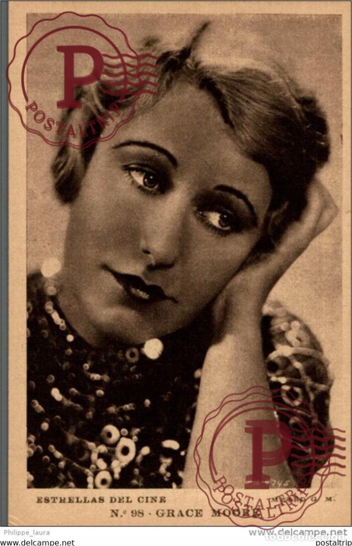 Kino: GRACE MOORE. N&ordm; 98 ESTRELLAS DEL CINE. METRO G. M. - EDIT GRAFICA BARCELONA