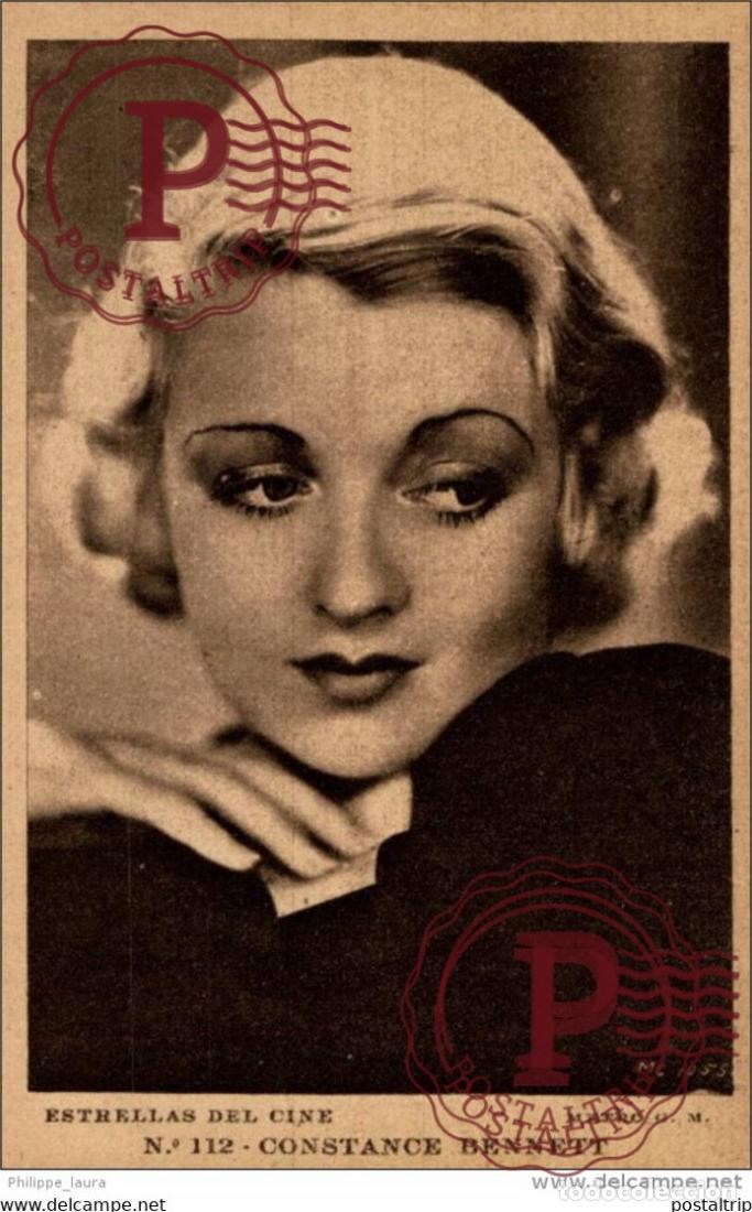 Kino: CONSTANCE BENNETT. N&ordm; 112 ESTRELLAS DEL CINE. METRO G. M.- EDIT GRAFICA BARCELONA