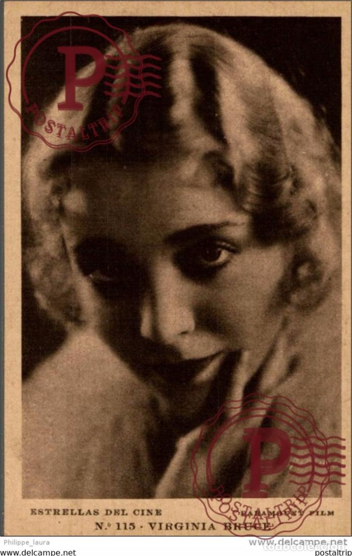 Kino: VIRGINIA BRUCE. N&ordm; 115 ESTRELLAS DEL CINE. PARAMOUNT FILM.- EDIT GRAFICA BARCELONA