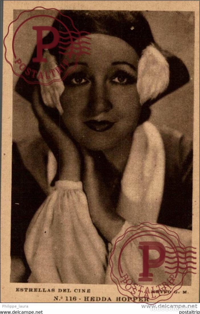 Kino: HEDDA HOPPER. N&ordm; 116 ESTRELLAS DEL CINE. METRO G. M.- EDIT GRAFICA BARCELONA