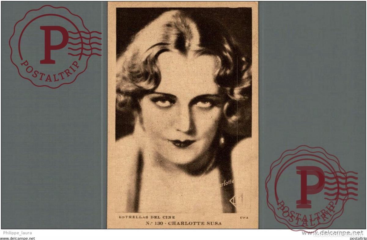 Cine: CHARLOTTE SUSA. N&ordm; 130 ESTRELLAS DEL CINE. UFA. - EDIT GRAFICA BARCELONA