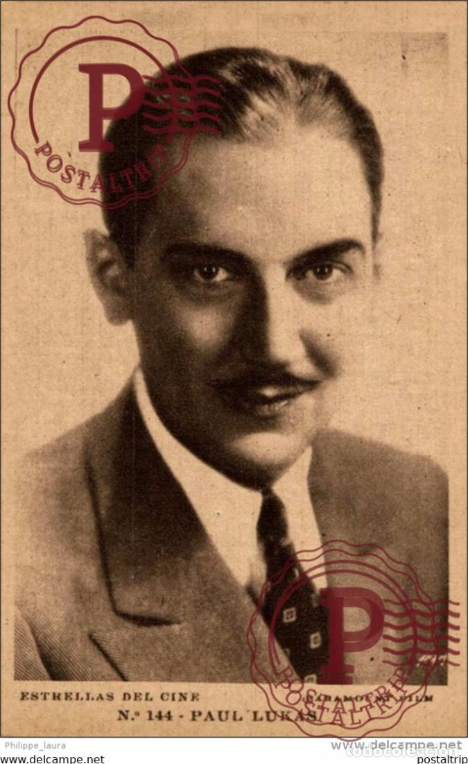 Cine: PAUL LUKAS. N&ordm; 144 ESTRELLAS DEL CINE. PARAMOUNT FILM. - EDIT GRAFICA BARCELONA
