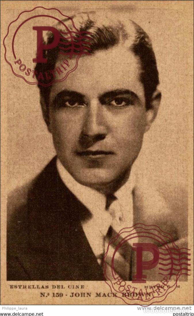 Cine: JOHN MACK BROWN. N&ordm; 159 ESTRELLAS DEL CINE. METRO G. M. - EDIT GRAFICA BARCELONA