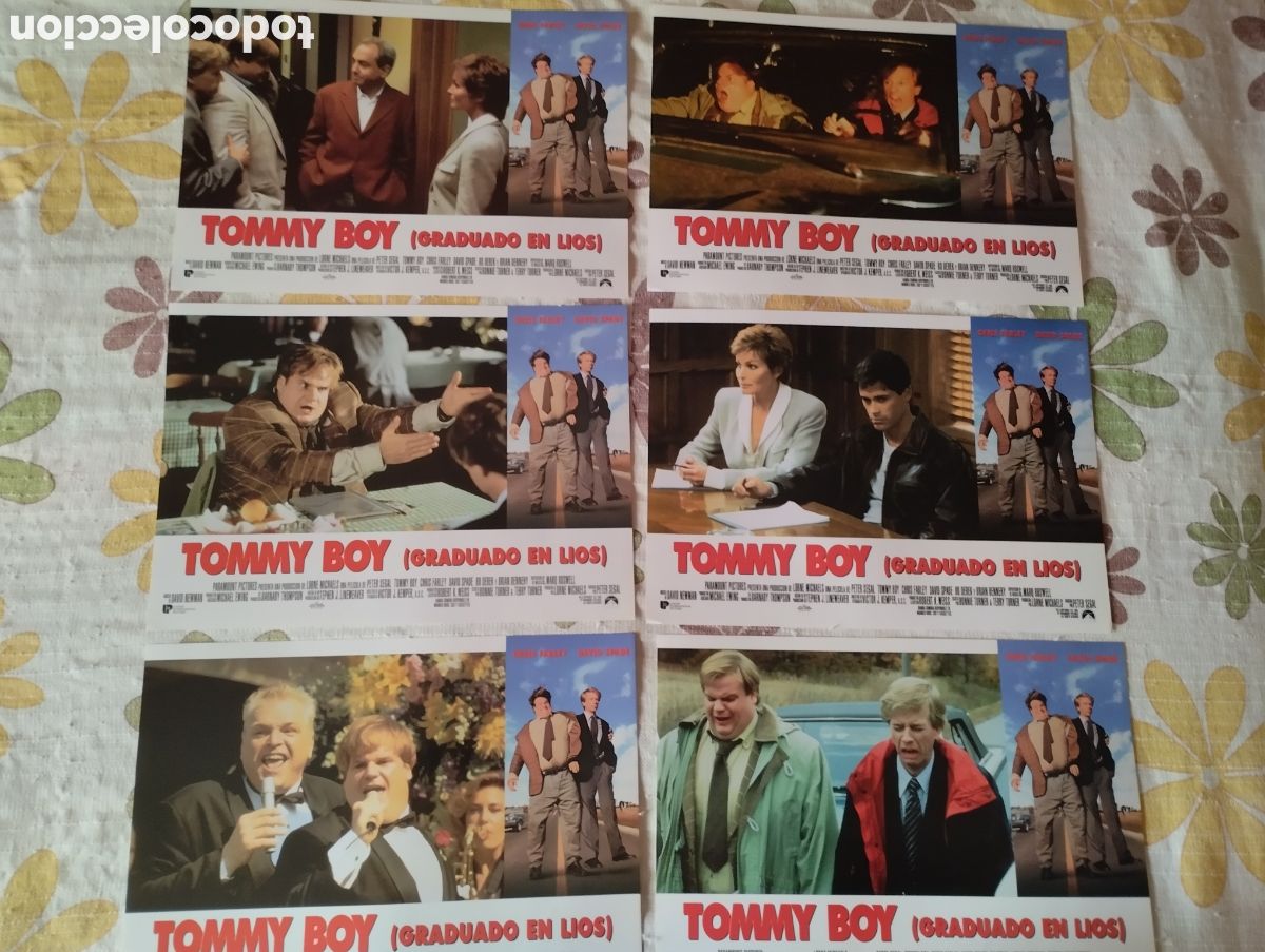 Cine: 12 FOTOCROMOS - TOMMY BOY GRADUADO EN LIOS - SER COMPLETO