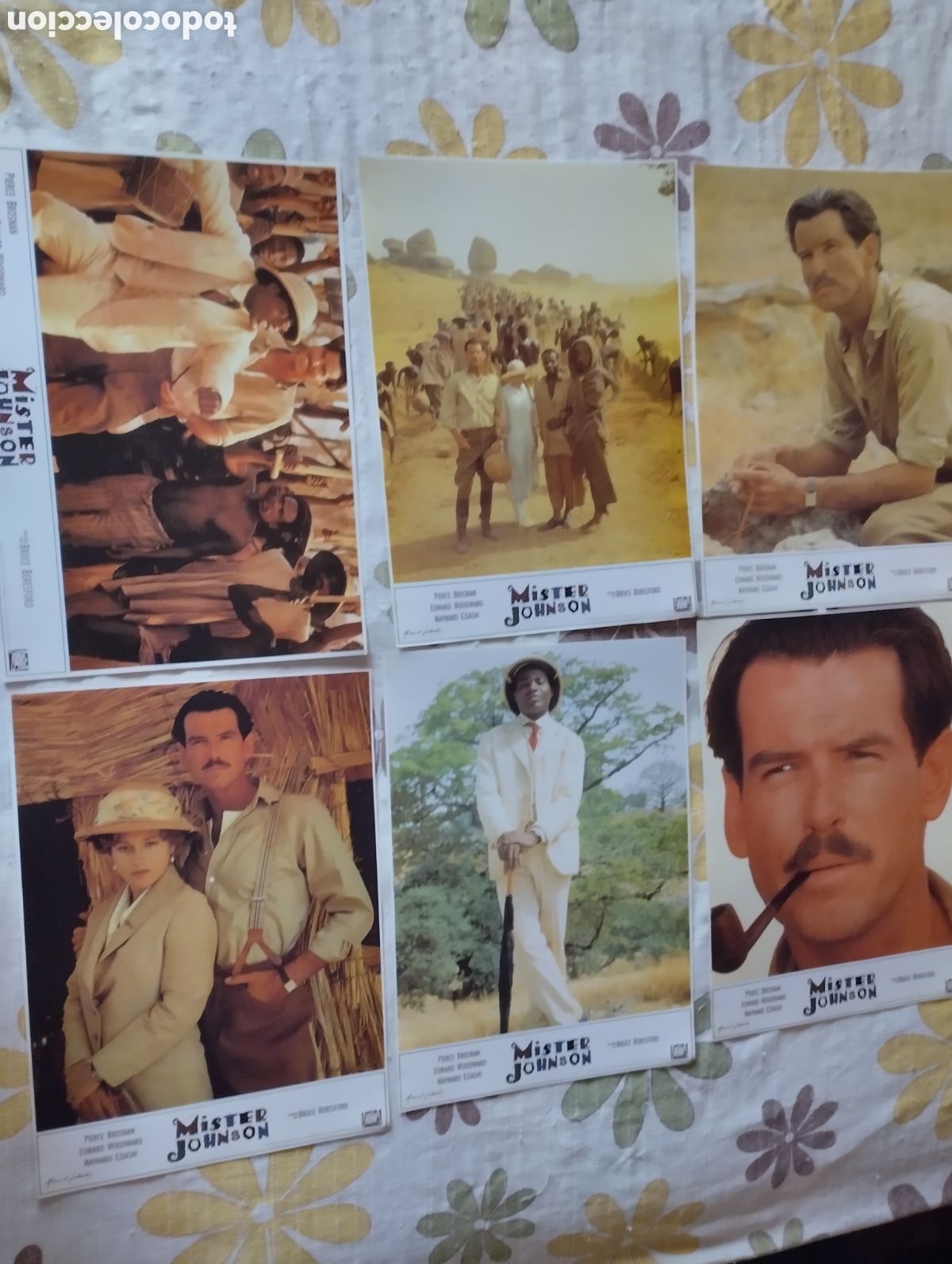 Cine: 12 FOTOCROMOS - MISTER JOHNSON - SER COMPLETO