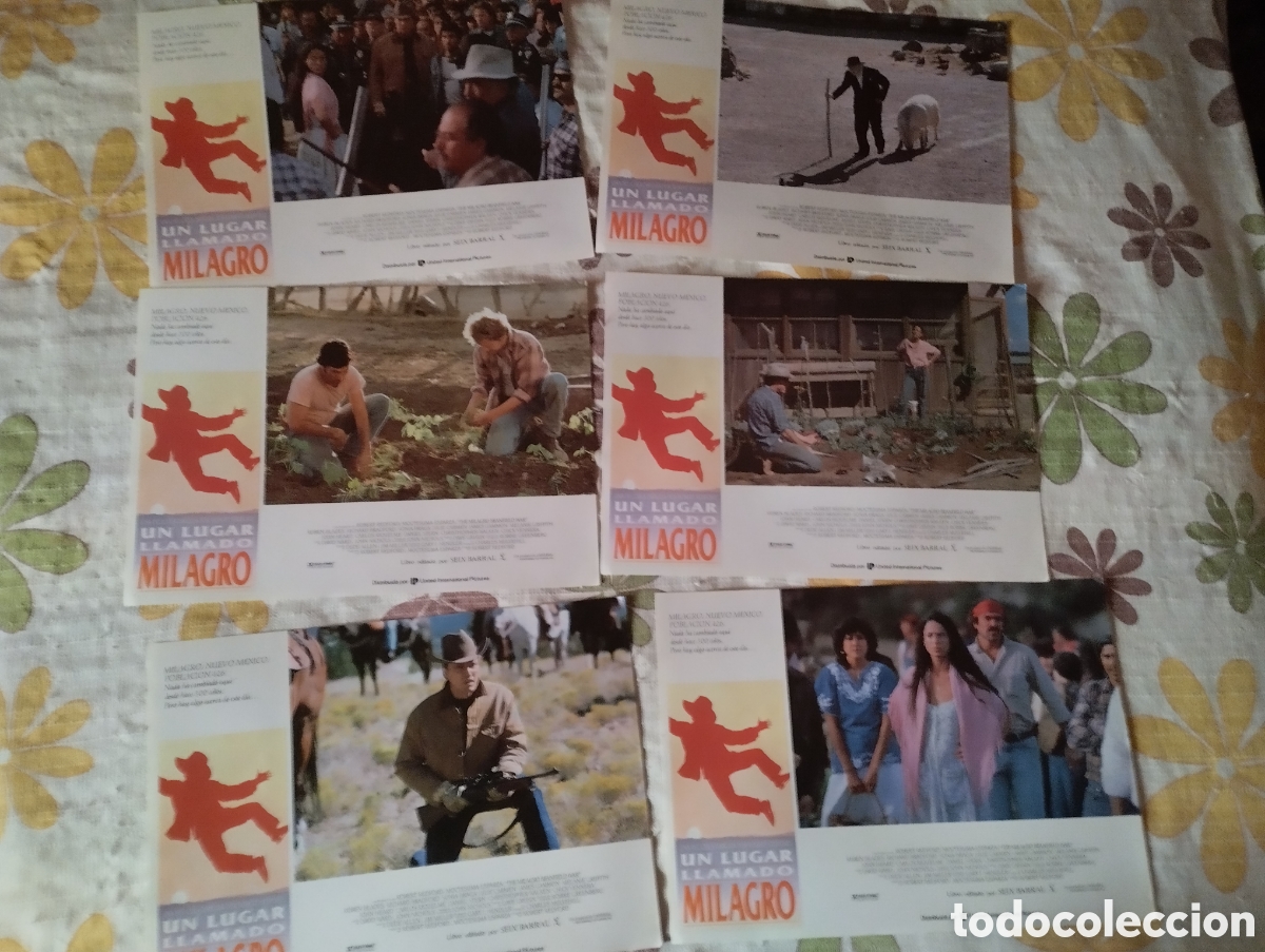 Cine: 12 FOTOCROMOS - EN UN LUGAR LLAMADO MILAGRO - SET COMPLETO