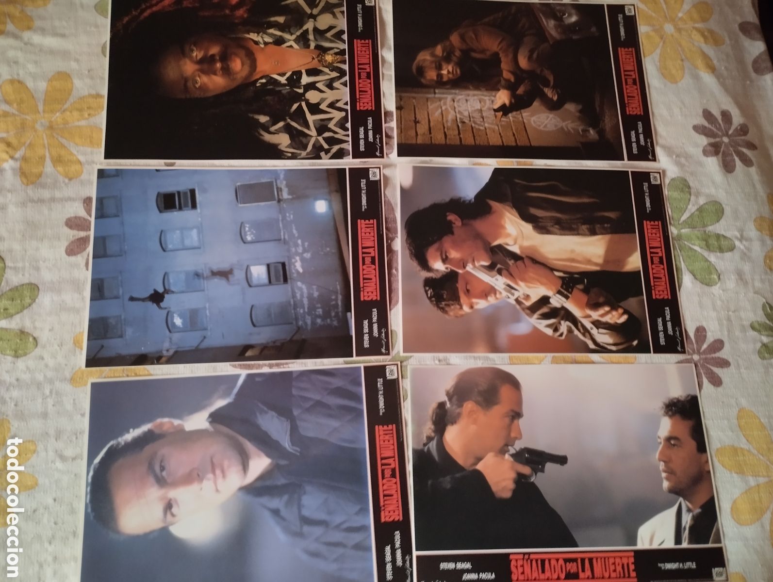 Cine: 12 FOTOCROMOS - SE&Ntilde;ALADO POR LA MUERTE - SET COMPLETO