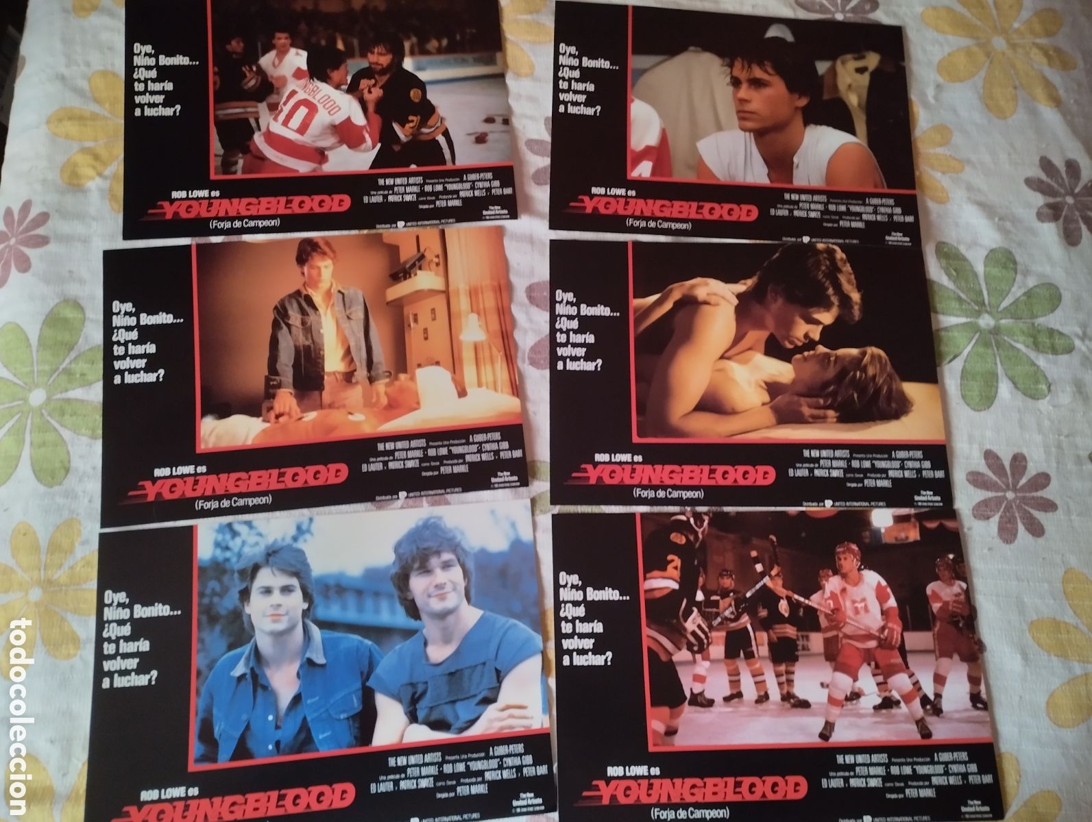 Cine: 12 FOTOCROMOS - YOUNGBLOOD - SET COMPLETO