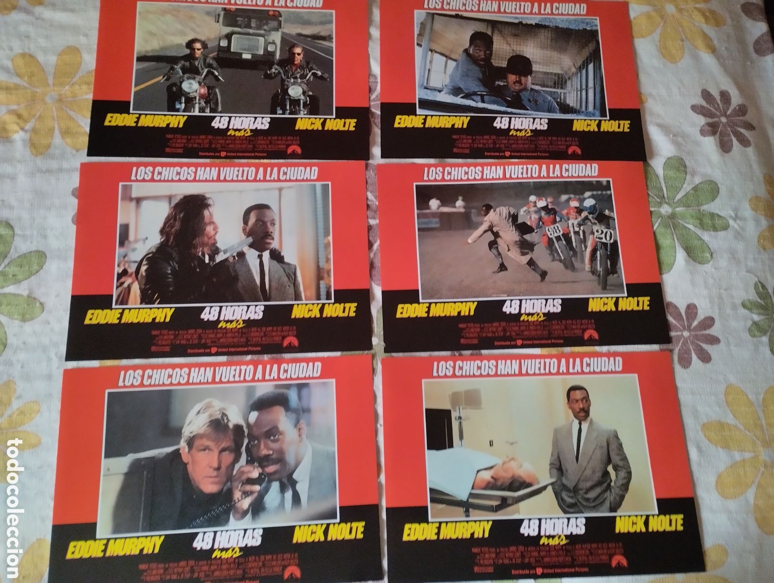 Cinema: 12 FOTOCROMOS - 48 HORAS MAS - SET COMPLETO - EDDIE MURPHY
