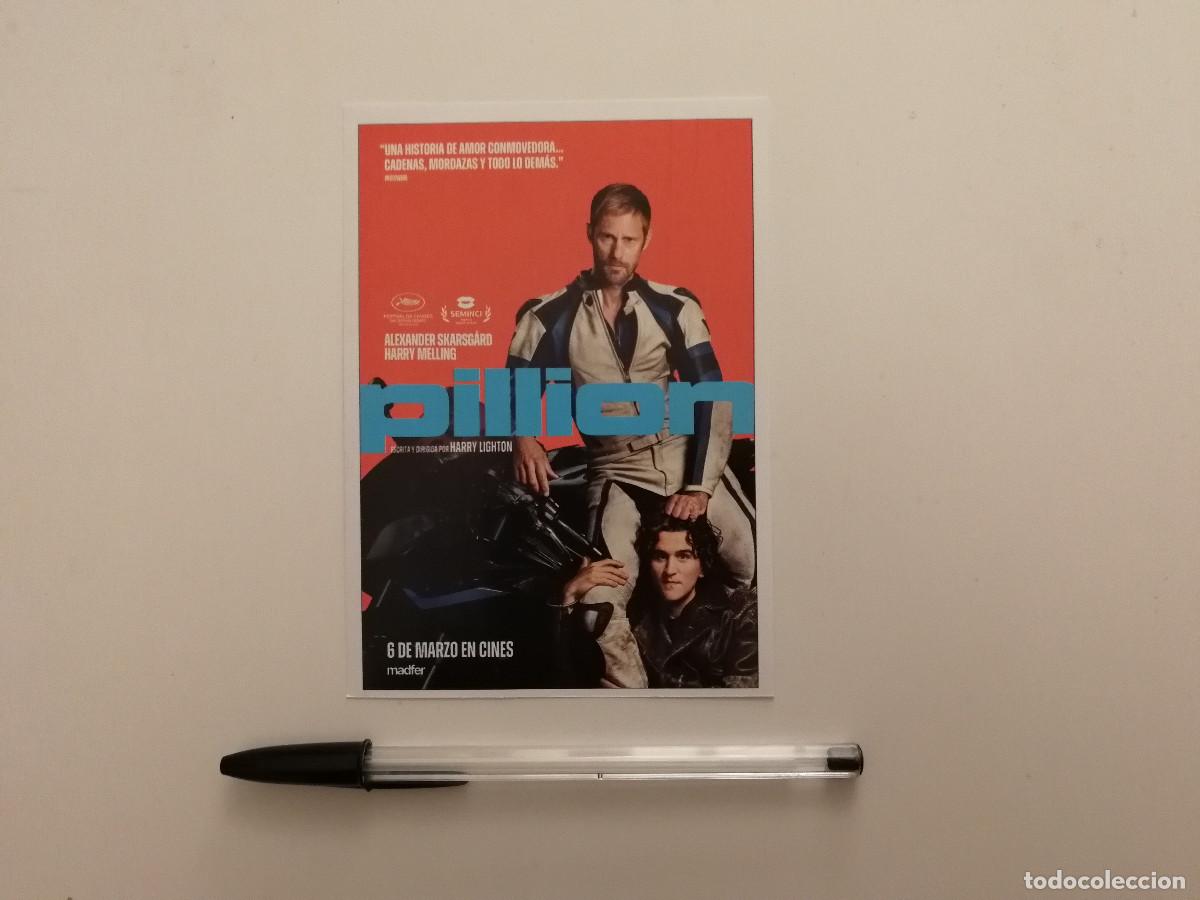 Cine: FICHA COLECCIONABLE -10*15- PILLION - Alexander Skarsg&aring;rd