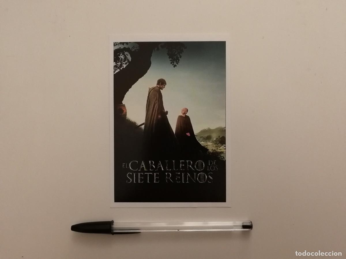 Cine: FICHA COLECCIONABLE -10*15- El caballero de los Siete Reinos - SERIE TV - Peter Claffey