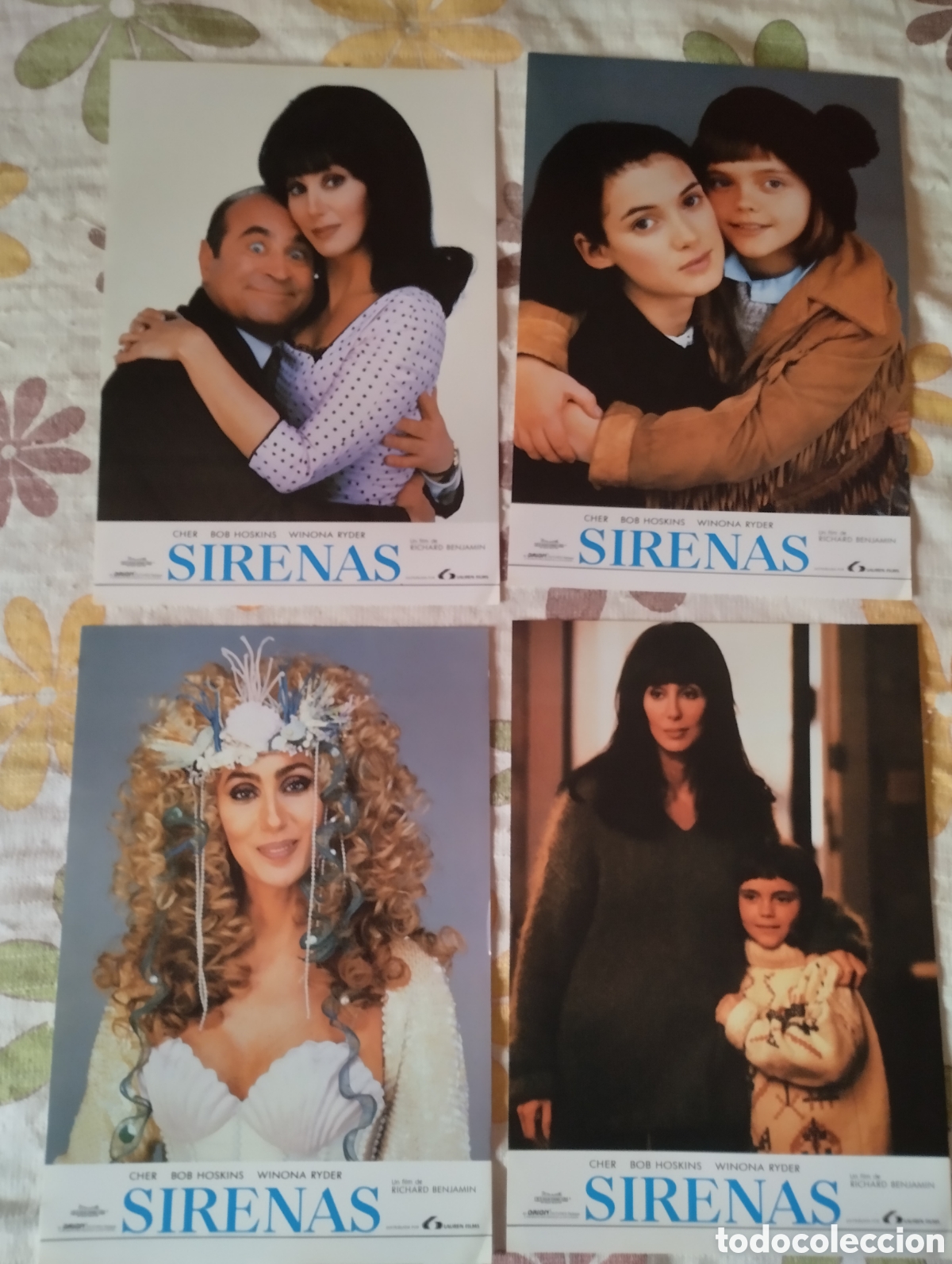 Cine: 12 FOTOCROMOS - SIRENAS - SET COMPLETO - CHER