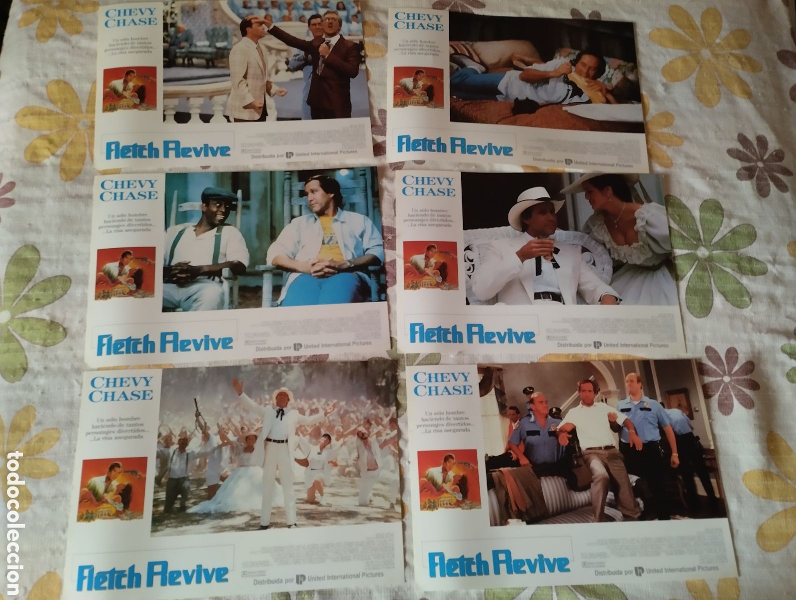 Cine: 12 FOTOCROMOS - FLETCH REVIVE - SET COMPLETO