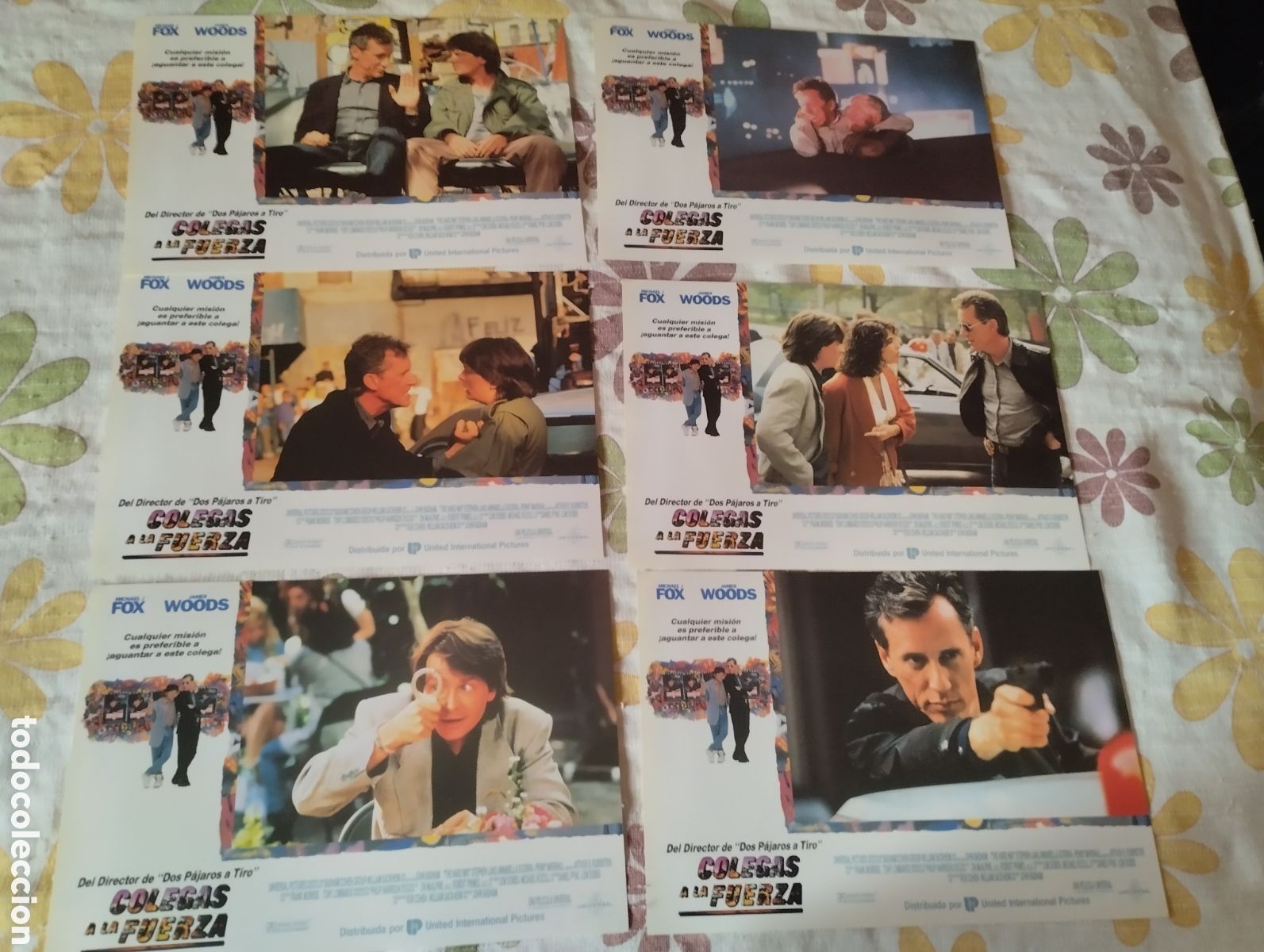 Cine: 12 FOTOCROMOS - COLEGAS A LA FUERZA - SET COMPLETO