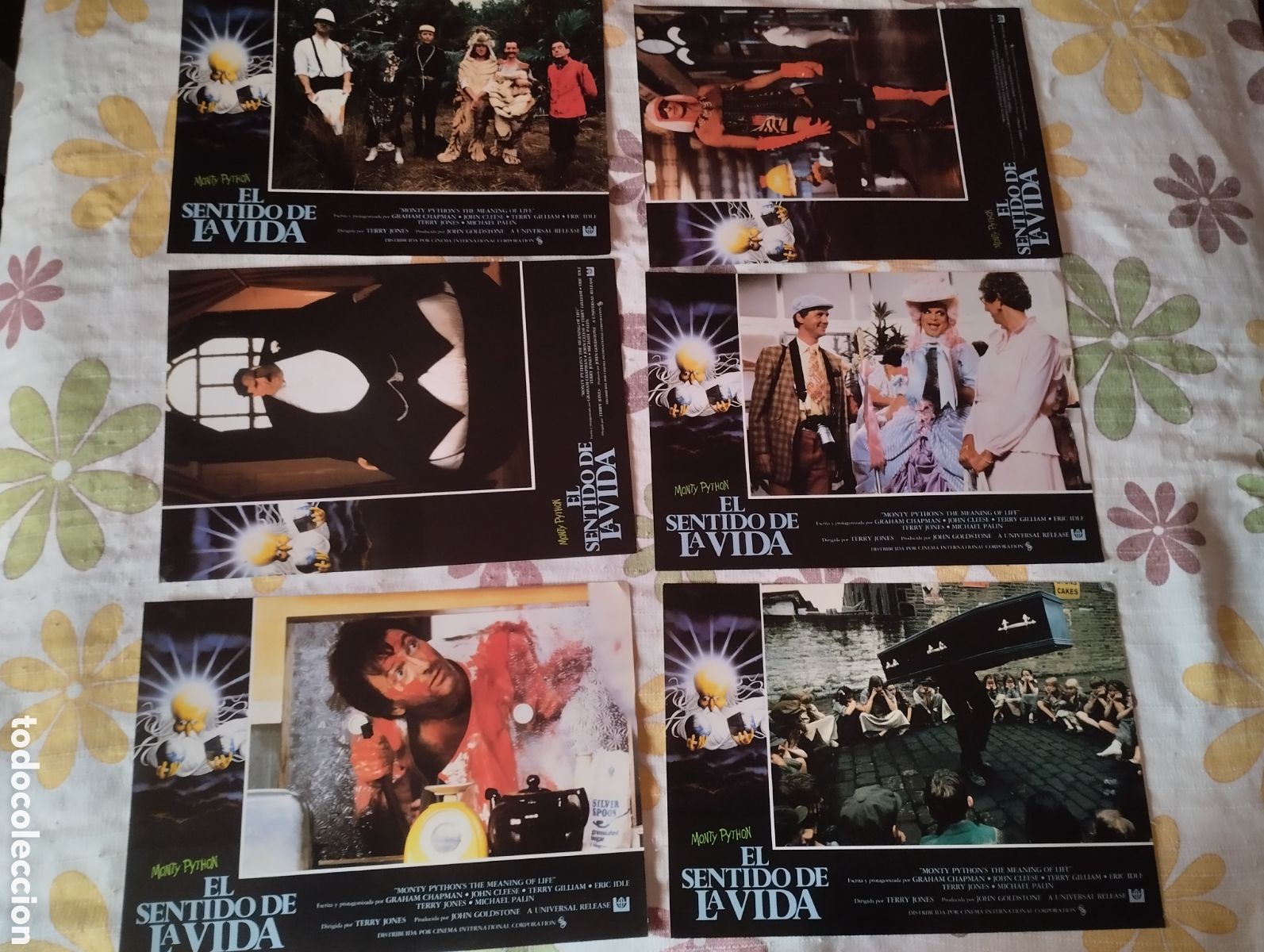 Cine: 22 FOTOCROMOS - EL SENTIDO DE LA VIDA - SET COMPLETO - MONTY PYTHON
