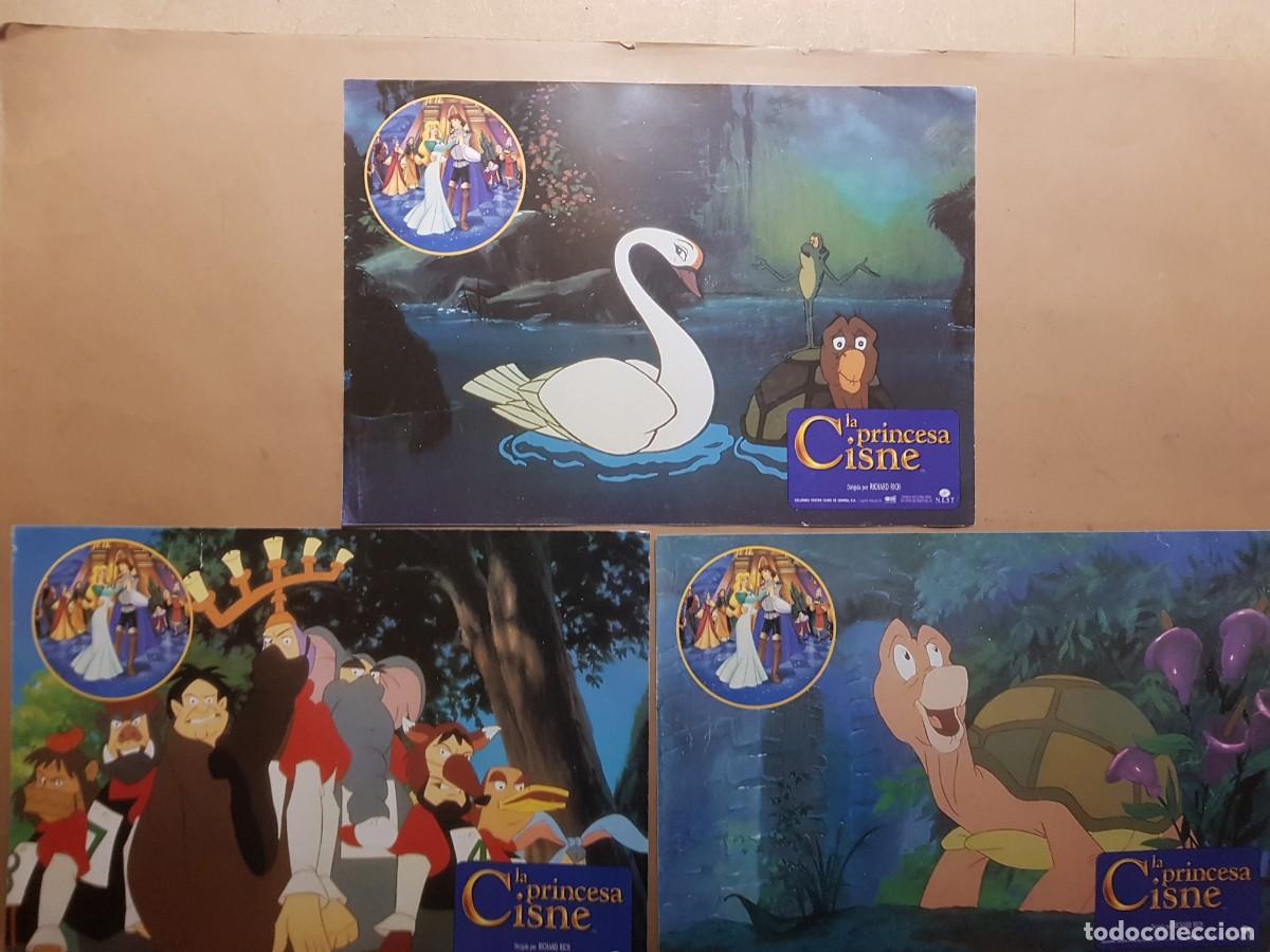 Cine: LA PRINCESA CISNE - 3 FOTOCROMOS 34CMX24CM
