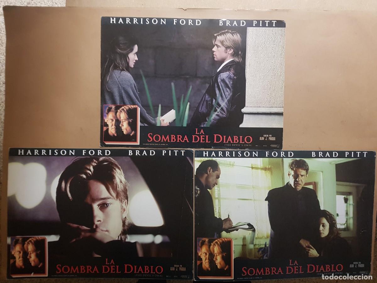 Cine: LA SOMBRA DEL DIABLO - 3 FOTOCROMOS 34CMX24CM