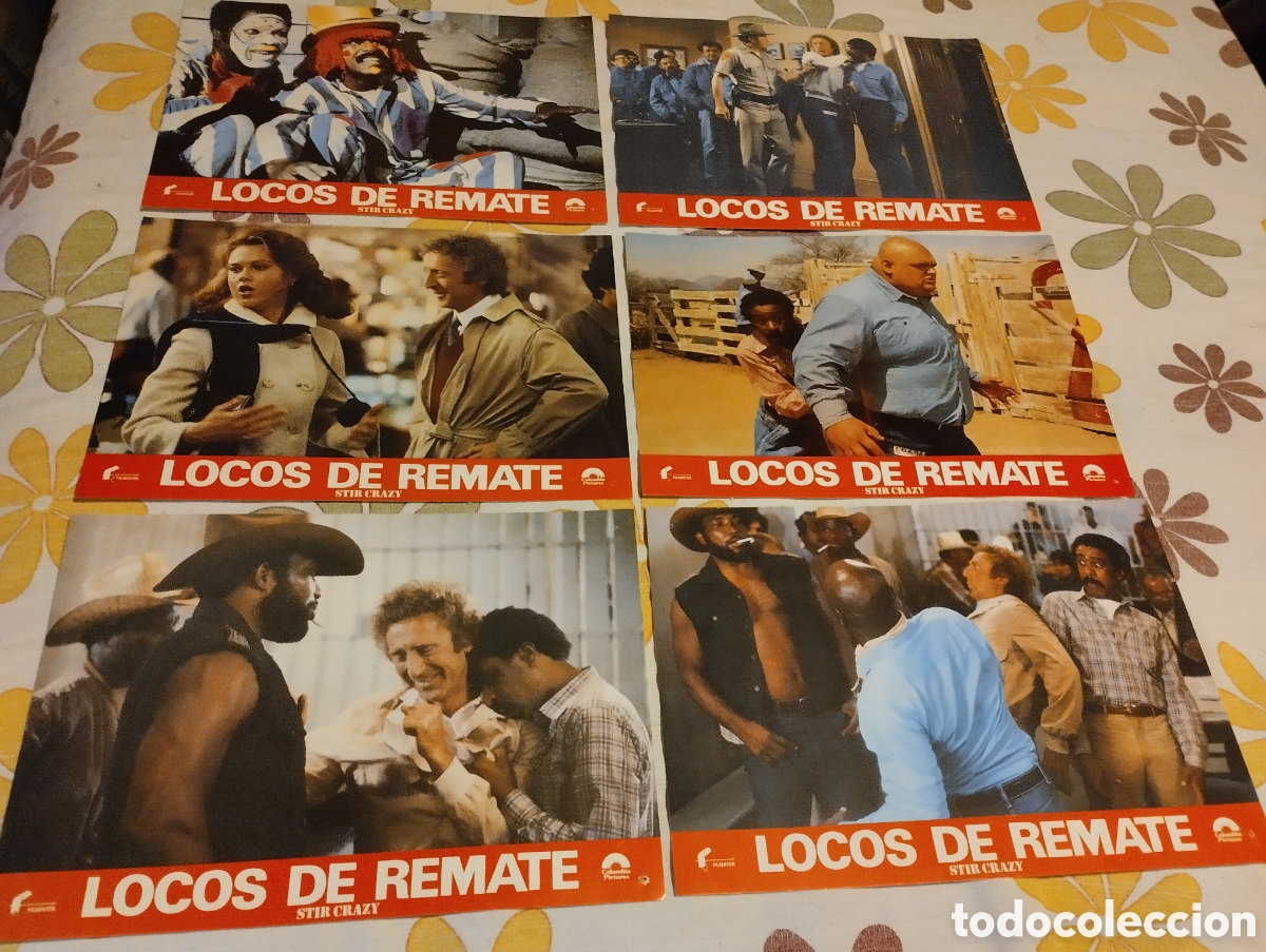 Cine: 10 FOTOCROMOS - LOCOS DE REMATE