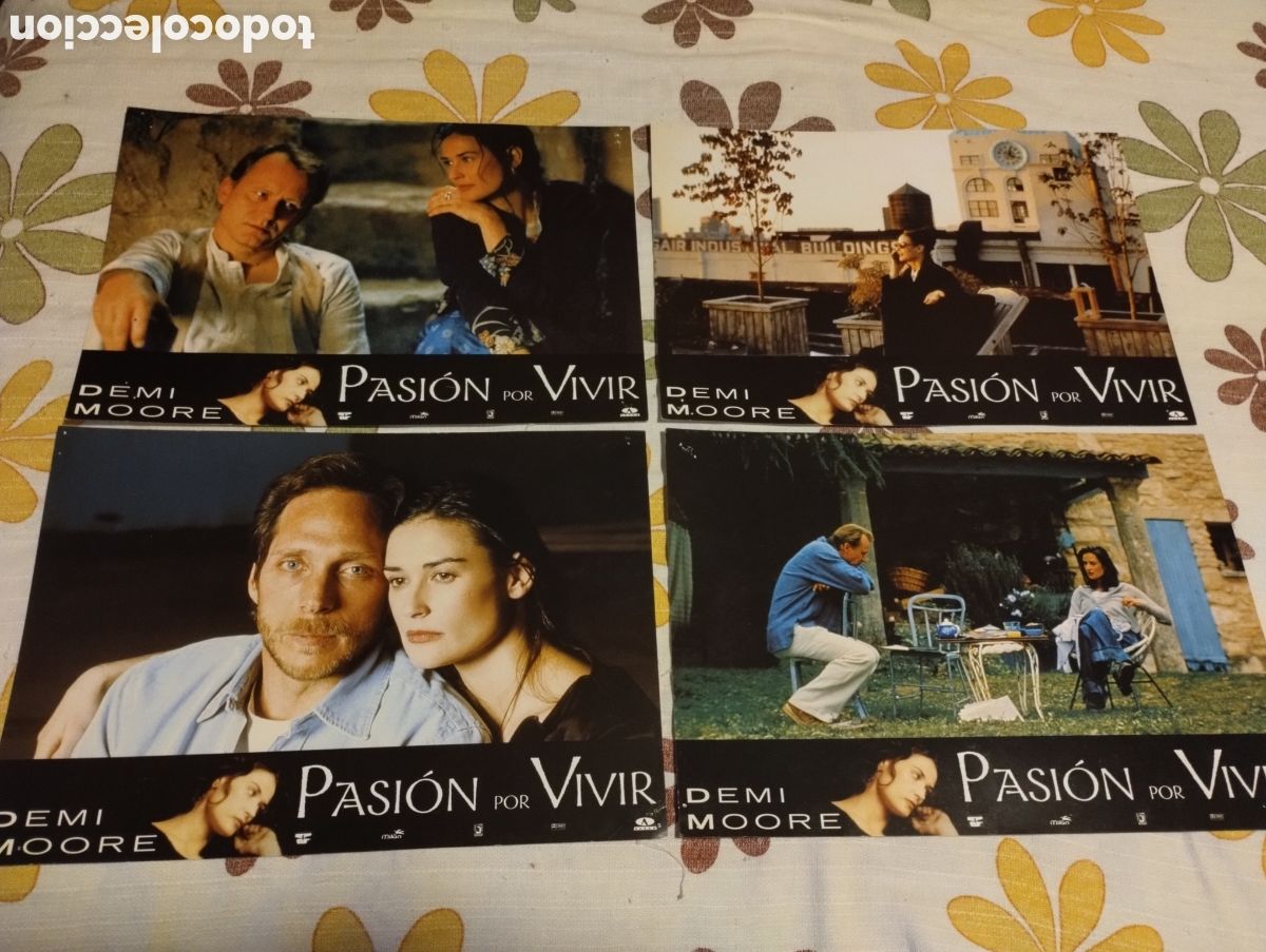 Cine: 8 FOTOCROMOS - PASION POR VIVIR - SET COMPLETO - DEMI MOORE