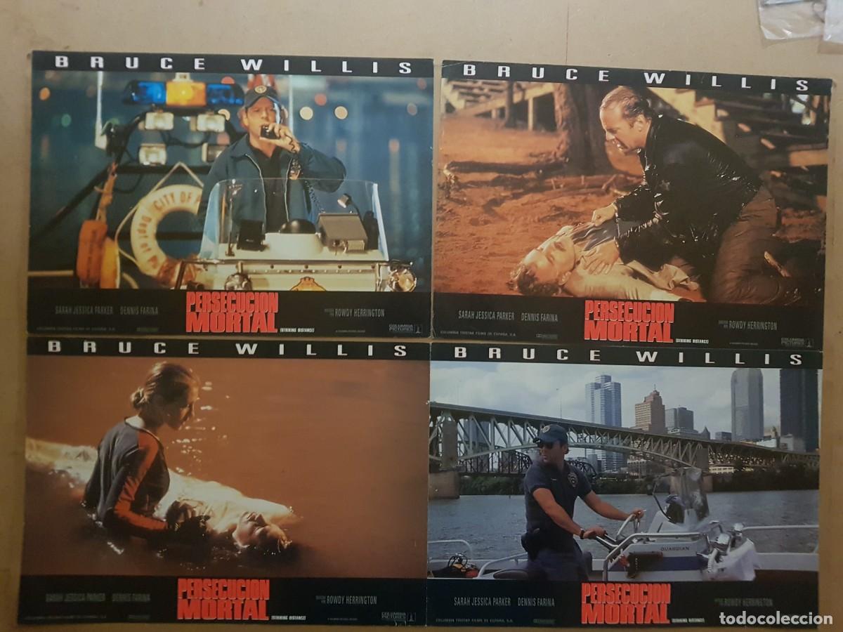Cine: PERSECUCI&Oacute;N MORTAL - 4 FOTOCROMOS 34CMX24CM