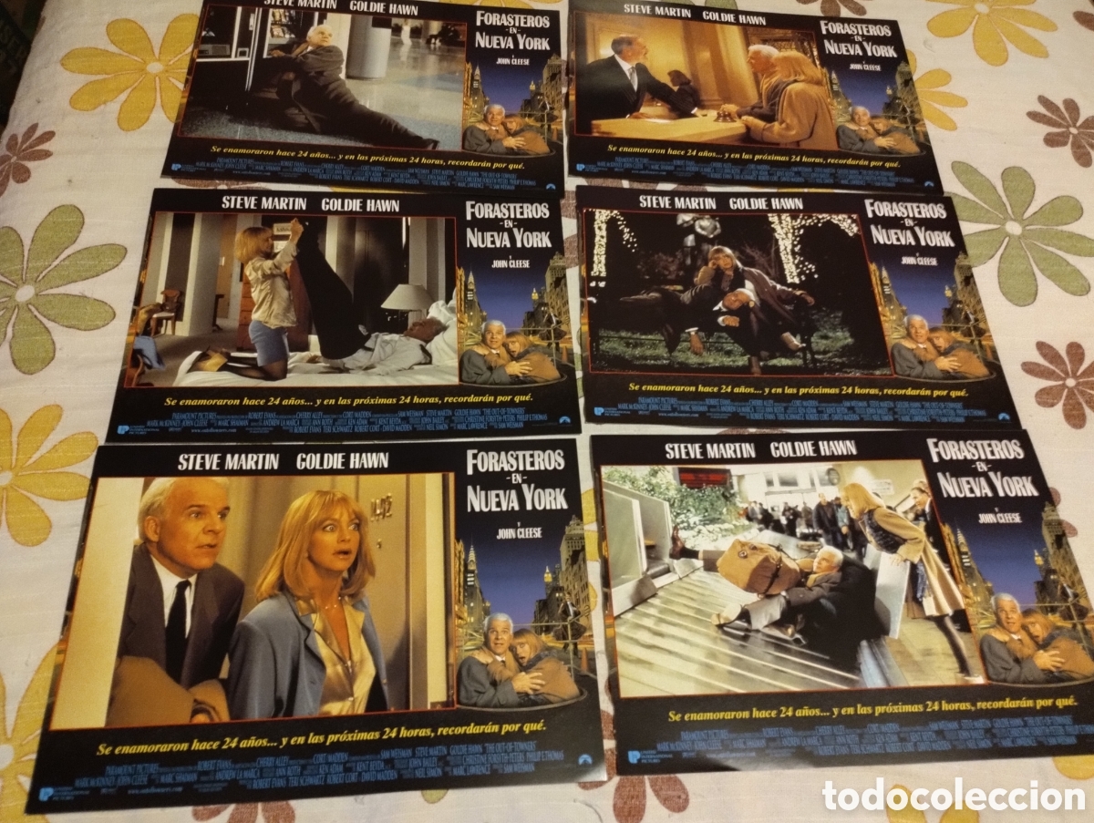 Cine: 12 FOTOCROMOS - FORASTEROS EN NUEVA YORK - SET COMPLETO