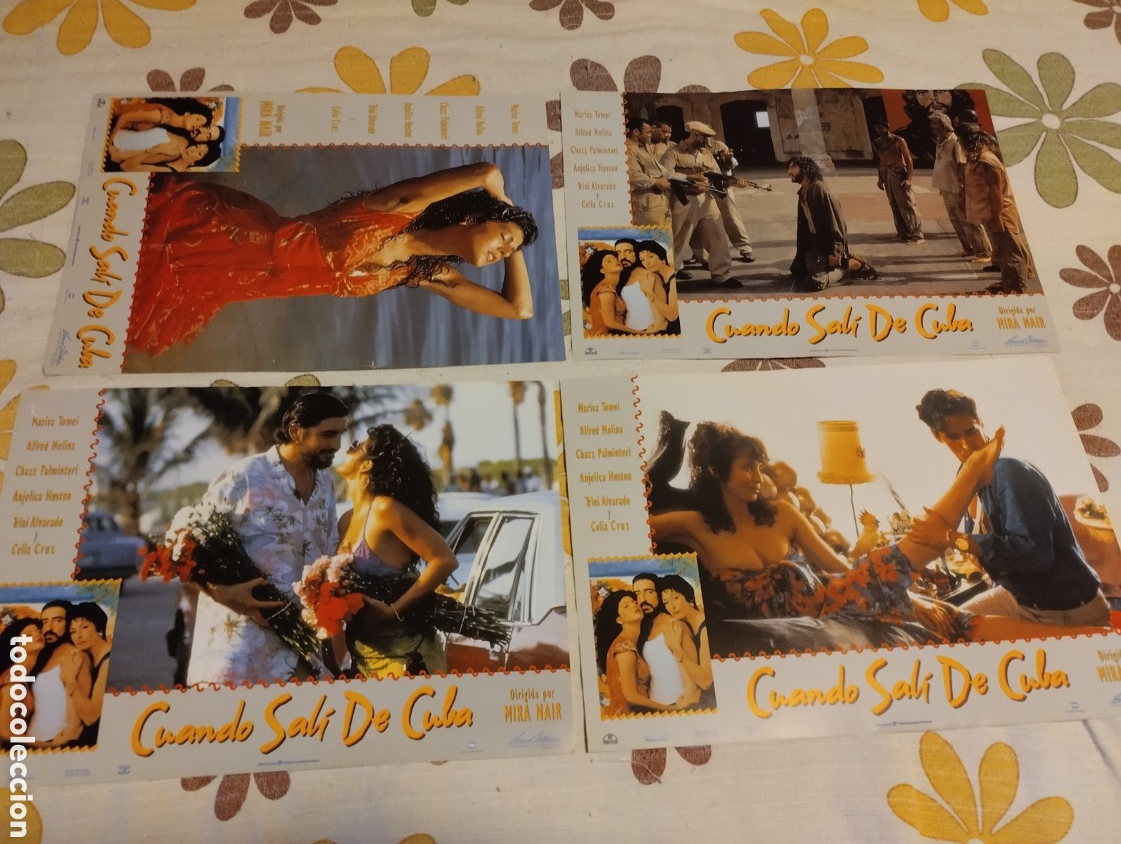 Cine: 8 FOTOCROMOS - CUANDO SALI DE CUBA - SET COMPLETO