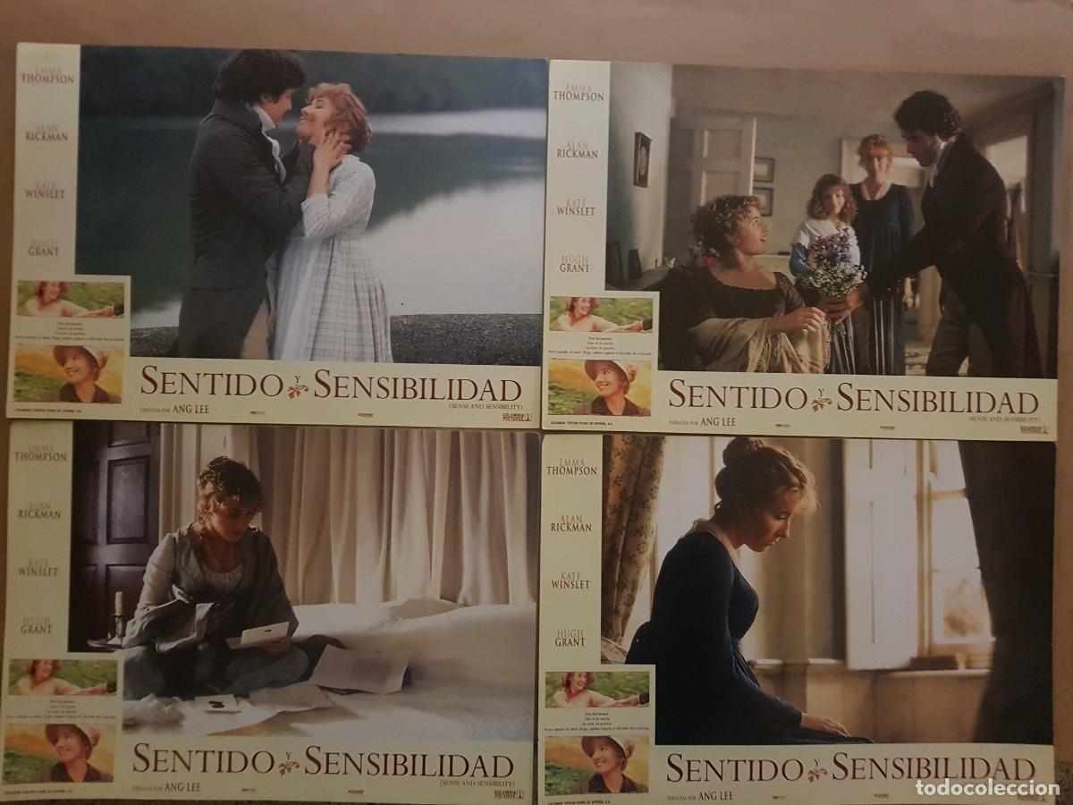 Cine: SENTIDO Y SENSIBILIDAD - 4 FOTOCROMOS 34CMX24CM